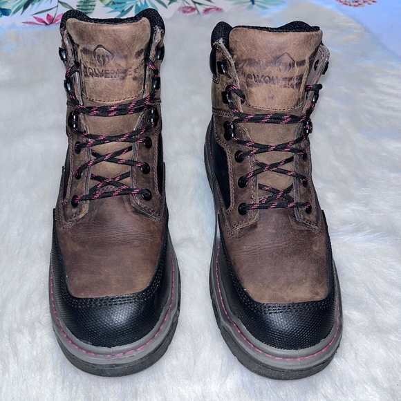 Wolverine Raider’s Dura Shocks Flex Water Proof Men’s Leather Boots Size 11M main image 12
